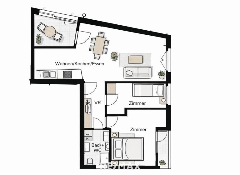 Wohnung zur Miete 1.000 € 3 Zimmer 66 m² Imst 6460
