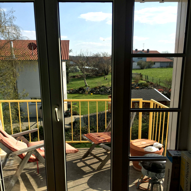Wohnung zur Miete 600 € 3,5 Zimmer 78 m² Geschoss 2/2 frei ab sofort Hauptstraße 9 b Eresing Eresing 86922