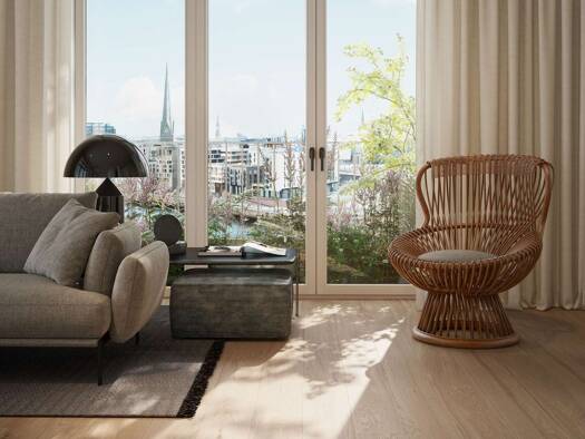 Wohnung zum Kauf - Neubau provisionsfrei 1.119.000 € 3 Zimmer 95,9 m² 2. Geschoss HafenCity Hamburg 20457