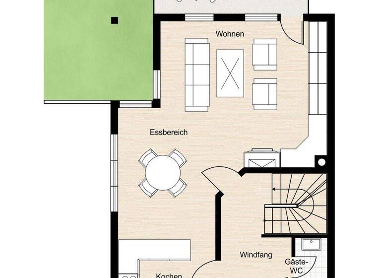 Doppelhaushälfte zum Kauf 310.000 € 4 Zimmer 125 m² 747 m² Grundstück Hellersen Lüdenscheid 58515