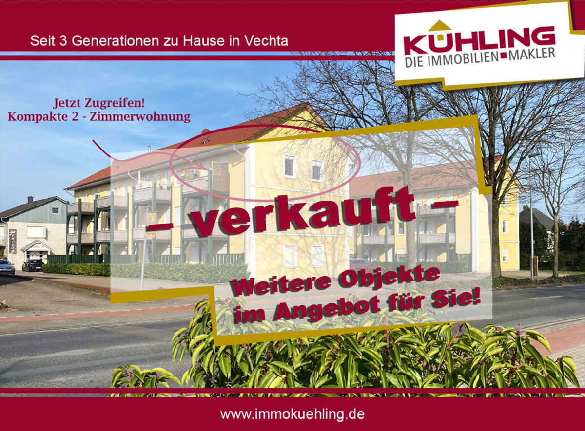 Wohnung zum Kauf 140.000 € 2 Zimmer 50 m²<br/>Wohnfläche Stadtkern Vechta 49377