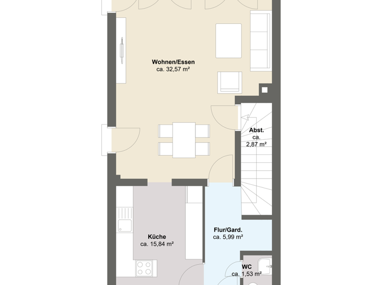 Maisonette zum Kauf 299.000 € 3 Zimmer 93 m² 2. Geschoss Anspach Neu-Anspach 61267
