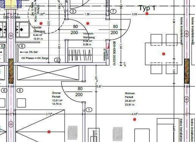 Wohnung zur Miete 512 € 2 Zimmer 2. Geschoss Gries Graz 8020