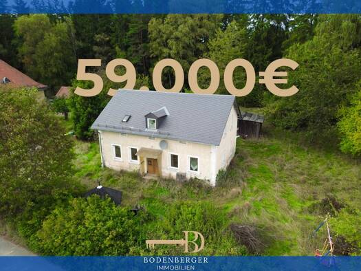 Einfamilienhaus zum Kauf 59.000 € 6 Zimmer 122 m² 3.000 m² Grundstück Faßmannsreuth Rehau 95111