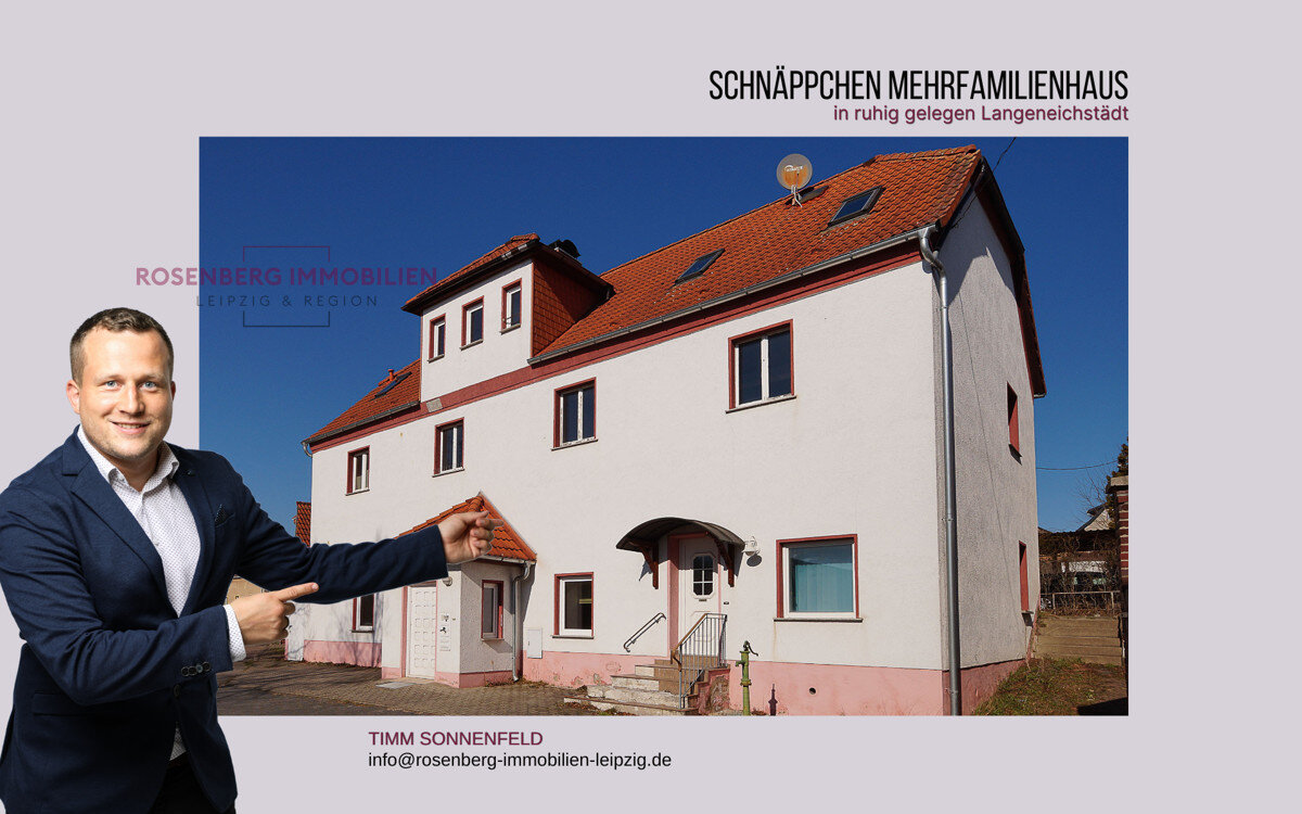 Mehrfamilienhaus zum Kauf 49.900 € 12 Zimmer 274 m²<br/>Wohnfläche 169 m²<br/>Grundstück Querstraße 1 Langeneichstädt Langeneichstädt 06268