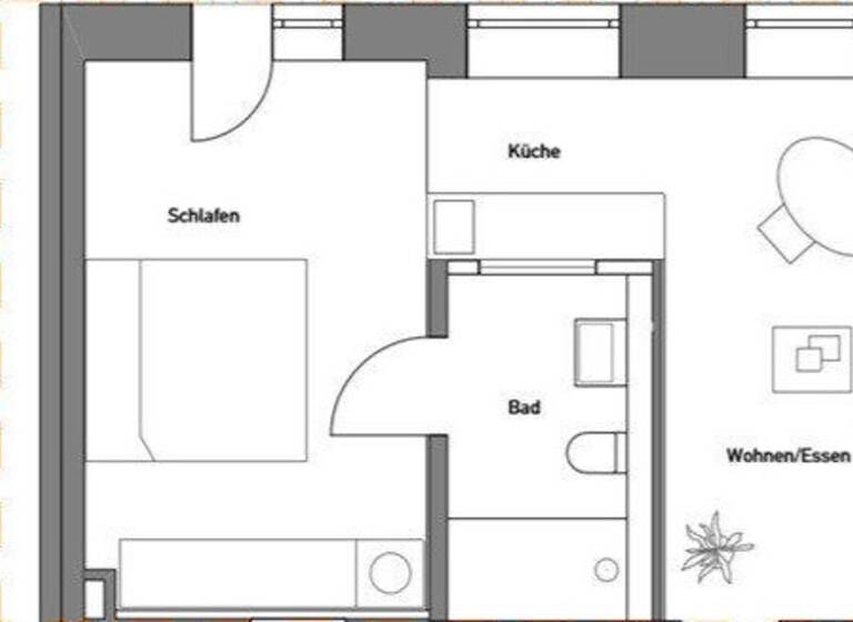 Wohnung zur Miete auf Zeit 1.080 € 2 Zimmer 39 m² frei ab 30.09.2026 Ellerkirchstrasse 0 Eller Düsseldorf 40229