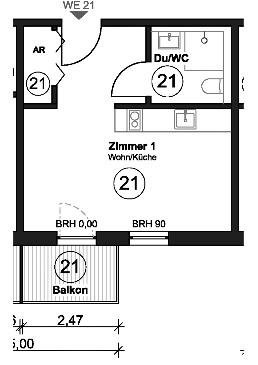 Wohnung zur Miete Wohnen auf Zeit 1.168 € 2 Zimmer 29 m²<br/>Wohnfläche 03.03.2025<br/>Verfügbarkeit Crailsheimer Straße Steglitz Berlin 12247