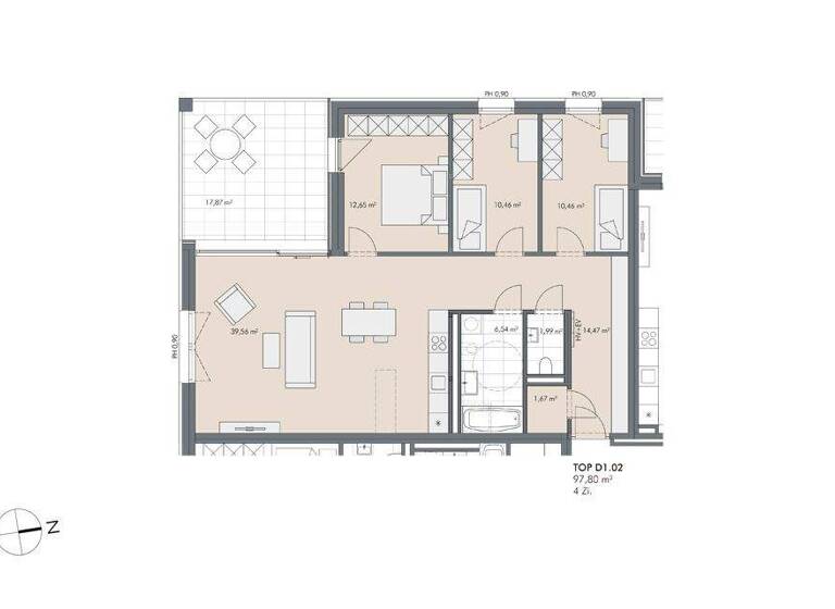 Wohnung zum Kauf - Erstbezug provisionsfrei 831.300 € 4 Zimmer 97,8 m² 1. Geschoss Loferer Straße St. Johann in Tirol 6380