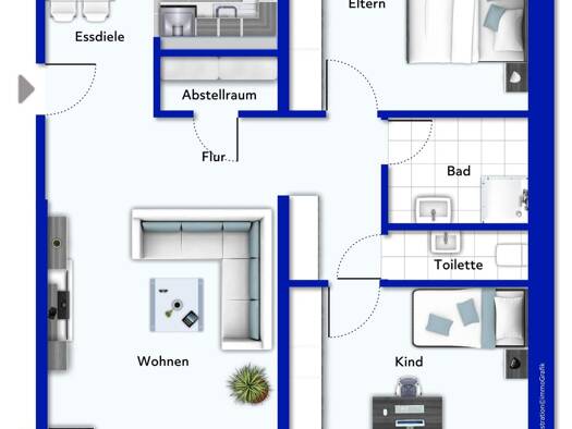 Wohnung zum Kauf 78.000 € 3 Zimmer 74 m² Hamm-Mitte Mitte 59067