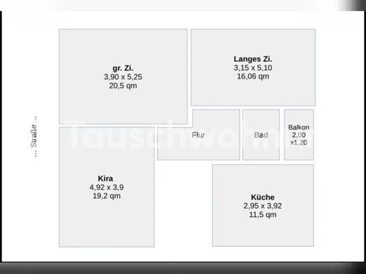 Wohnung zur Miete Tauschwohnung 1.020 € 3 Zimmer 80 m² Holweide Köln 51067