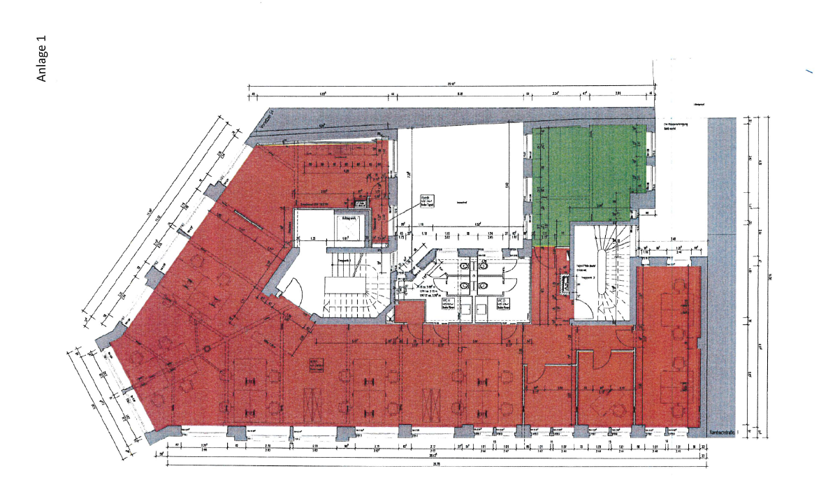 Bürofläche zur Miete provisionsfrei 5.186 € 288,1 m²<br/>Bürofläche Neustadt Hamburg 20459