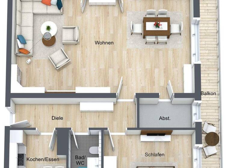 Wohnung zum Kauf 360.000 € 2 Zimmer 95 m² Unterwössen 83246