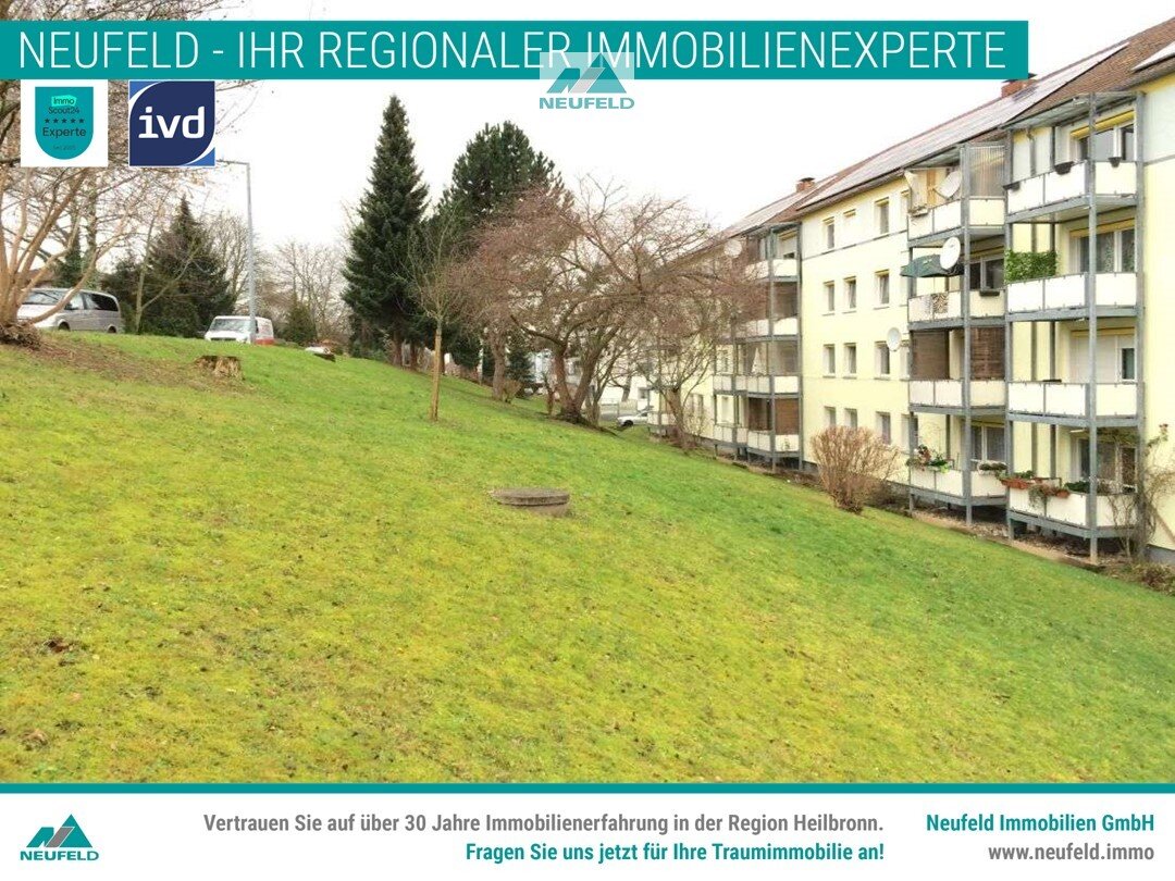 Wohnung zur Miete 1.100 € 3 Zimmer 99,2 m²<br/>Wohnfläche 01.02.2025<br/>Verfügbarkeit Herbert-Hoover-Siedlung Heilbronn 74074