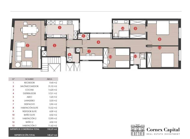 Wohnung zum Kauf 1.250.000 € 152 m² Barcelona 08001