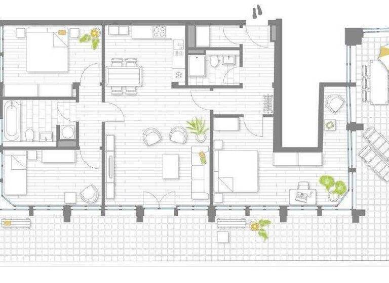 Wohnung zur Miete 1.790 € 4 Zimmer 149,3 m² 3. Geschoss frei ab 01.03.2026 Elstal Wustermark 14624