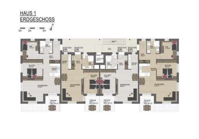 Terrassenwohnung zum Kauf provisionsfrei 368.800 € 2 Zimmer 70 m²<br/>Wohnfläche Postbauer-Heng Postbauer-Heng 92353