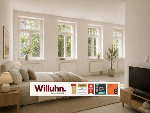 Studio zum Kauf 139.000 € 1 Zimmer 44,3 m² 1. Geschoss Schleußig Leipzig 04229
