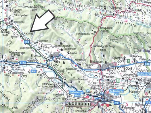 Grundstück zum Kauf 60 € Katzling Pöls-Oberkurzheim 8761