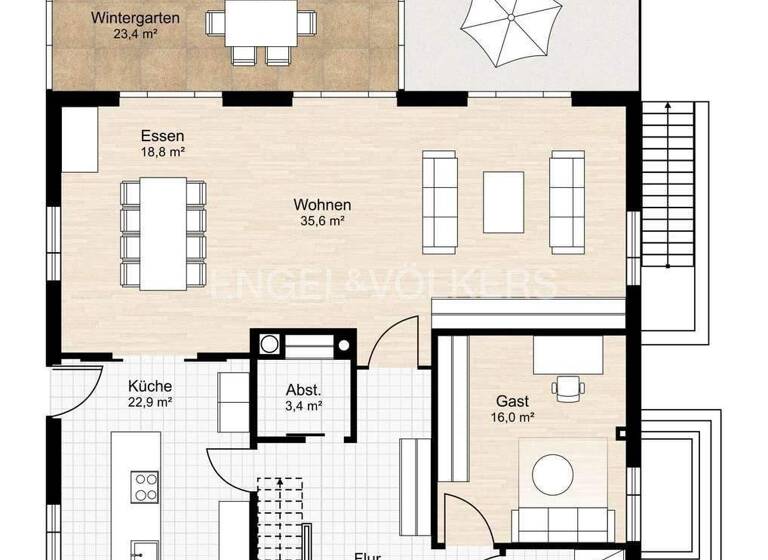 Villa zum Kauf 1.890.000 € 7 Zimmer 270 m² 1.014 m² Grundstück Ahrensburg 22926