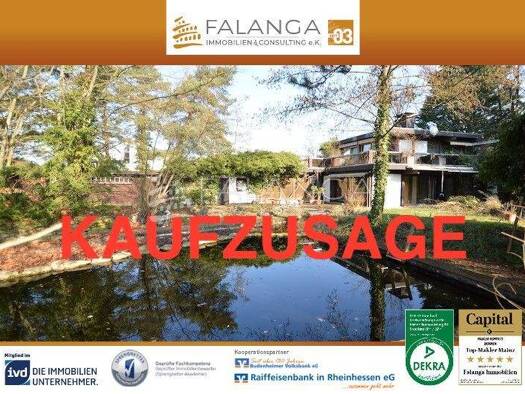 Villa zum Kauf 1.225.000 € 7 Zimmer 237,6 m² 1.590 m² Grundstück Budenheim 55257