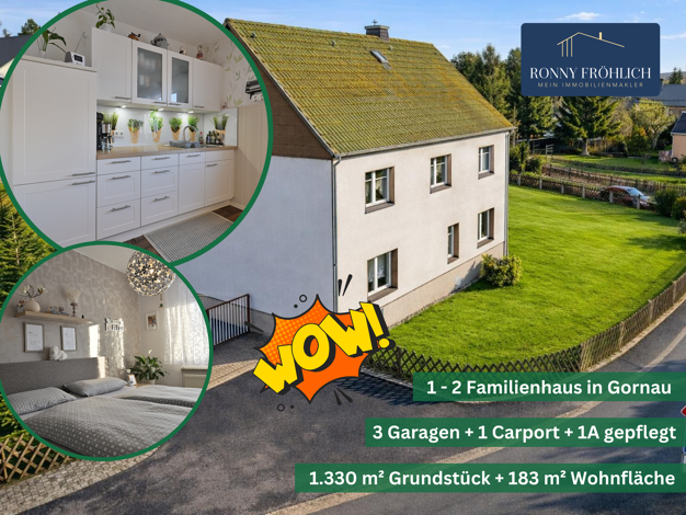 Einfamilienhaus zum Kauf 187.000 € 8 Zimmer 183 m² 1.330 m² Grundstück Gornau Gornau/Erzgeb. 09405