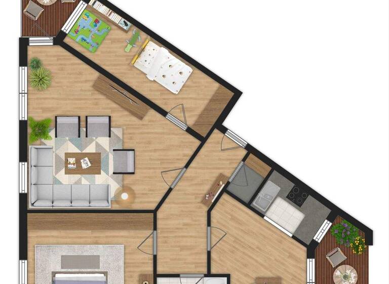 Wohnung zur Miete 480 € 3 Zimmer 83,7 m² Johannes-Brahms-Str. 26 Burg 39288