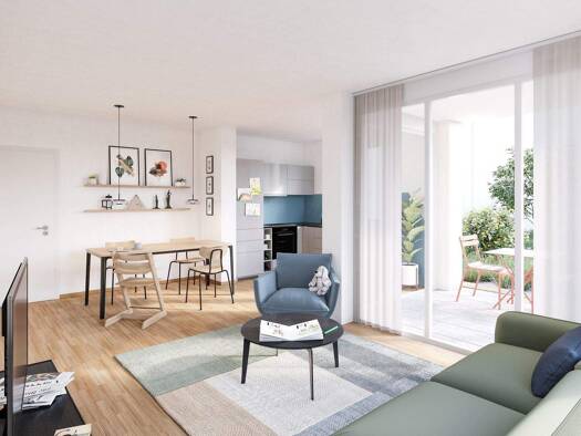 Wohnung zum Kauf - Erstbezug provisionsfrei 728.000 € 4 Zimmer 94 m² 1. Geschoss Haslach Freiburg 79115