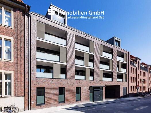 Wohnung zur Miete - Erstbezug 1.225 € 2 Zimmer 66 m² 1. Geschoss frei ab 01.04.2026 Centrum Münster 48155