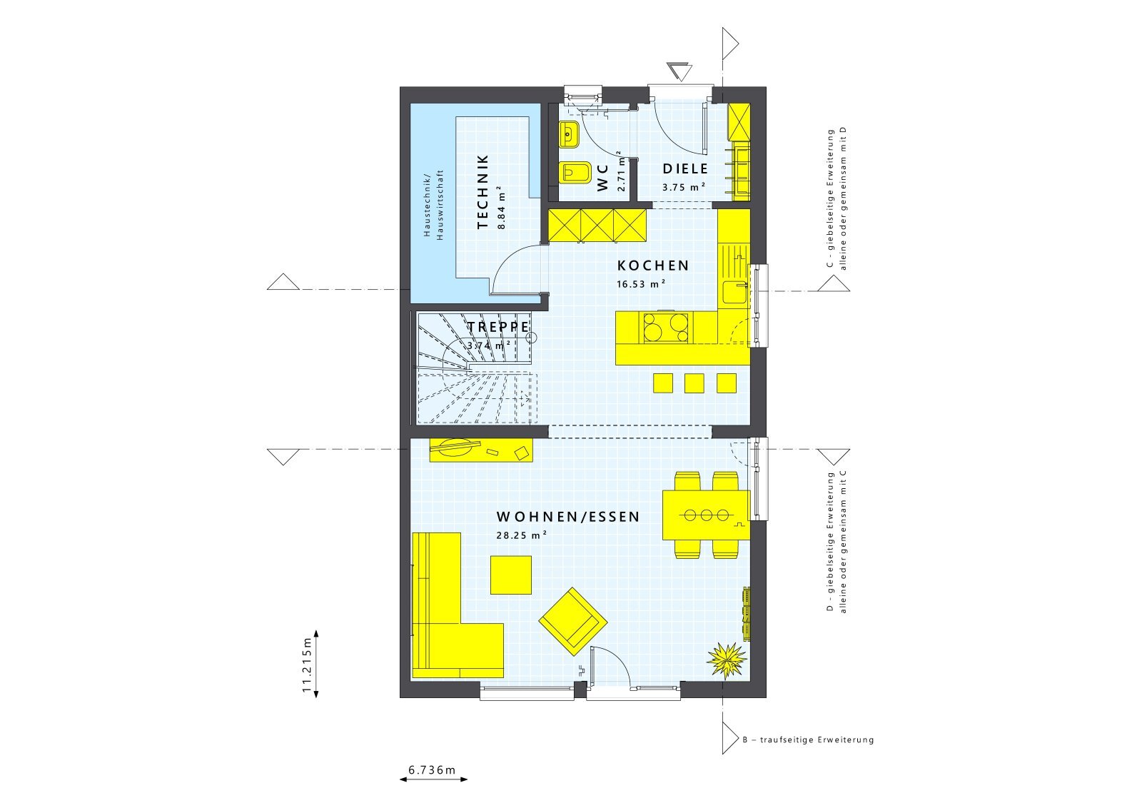 Doppelhaushälfte zum Kauf 499.621 € 4 Zimmer 124 m²<br/>Wohnfläche 547 m²<br/>Grundstück Sputendorf Stahnsdorf 14532