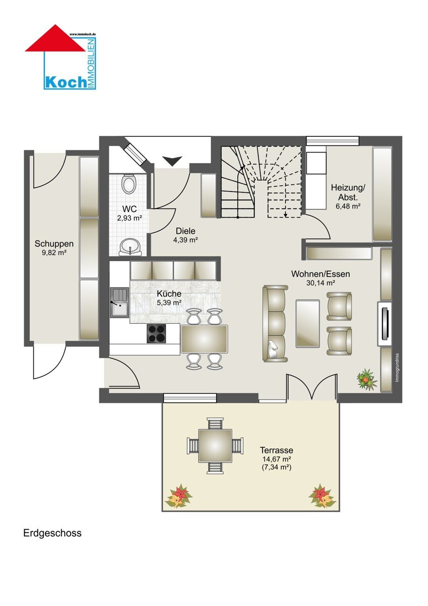 Doppelhaushälfte zum Kauf 595.000 € 7 Zimmer 135 m²<br/>Wohnfläche Neuburgweierer Str. 17 Au am Rhein 76474