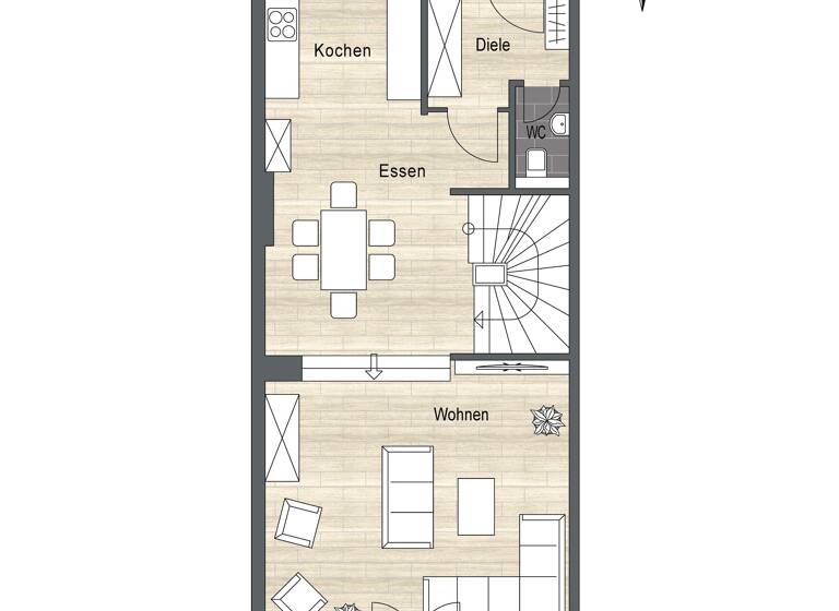 Reihenmittelhaus zum Kauf 429.000 € 3,5 Zimmer 114 m²<br/>Wohnfläche 140 m²<br/>Grundstück Bönningstedt 25474