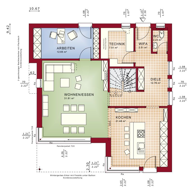 Haus zum Kauf 479.672 € 5 Zimmer 159 m²<br/>Wohnfläche 531 m²<br/>Grundstück Nienborg Heek-Nienborg 48619