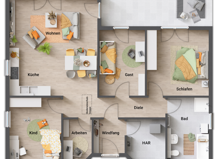 Einfamilienhaus zum Kauf - Erstbezug 280.050 € 3 Zimmer 108 m² 827 m² Grundstück Altenweddingen 39171