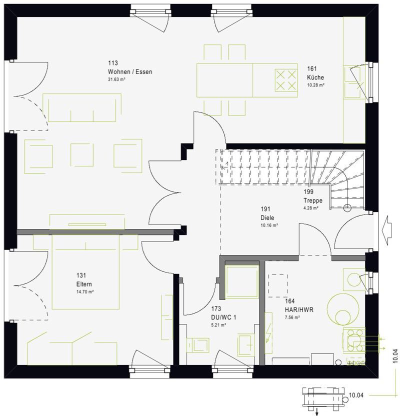 Einfamilienhaus zum Kauf provisionsfrei 693.999 € 5 Zimmer 140 m²<br/>Wohnfläche 370 m²<br/>Grundstück Heinz Penzberg 82377