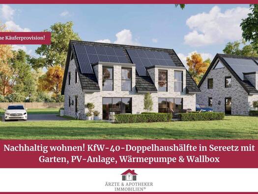 Doppelhaushälfte zum Kauf - Erstbezug provisionsfrei 539.000 € 5 Zimmer 115 m² 257,4 m² Grundstück Bad Schwartau / Sereetz 23611