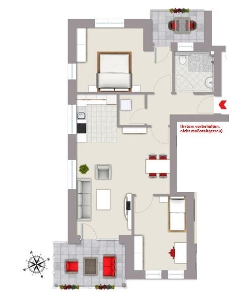 Wohnung zum Kauf 563.000 € 3 Zimmer 84 m²<br/>Wohnfläche 1.<br/>Geschoss Zentrum Husum 25813