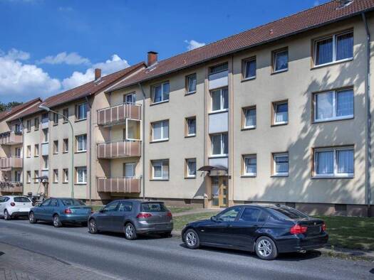 Wohnung zur Miete 379 € 2 Zimmer 46,4 m² 2. Geschoss frei ab 17.04.2026 Königsberger Straße 23 Wanne Herne 44649