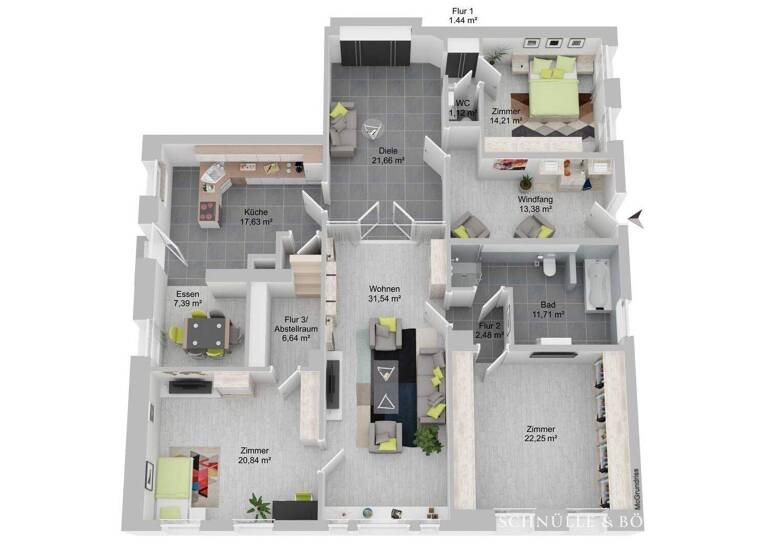 Wohnung zum Kauf 429.000 € 5 Zimmer 172 m² Mittelnkirchen 21720