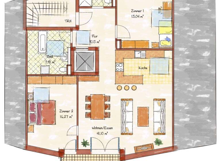 Wohnung zum Kauf - Erstbezug provisionsfrei 703.000 € 3 Zimmer 96 m² Wollmatingen Konstanz 78467