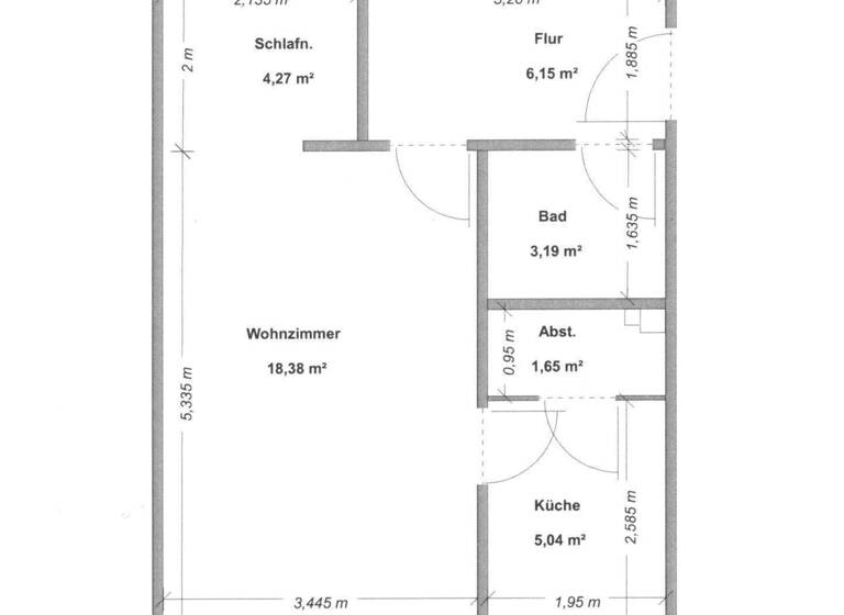 Studio zum Kauf provisionsfrei als Kapitalanlage geeignet 179.000 € 1 Zimmer 38 m² Farmsen-Berne Hamburg 22159