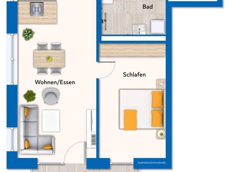 Wohnung zum Kauf - Erstbezug 495.000 € 2 Zimmer 70,8 m² frei ab sofort Köngen 73257