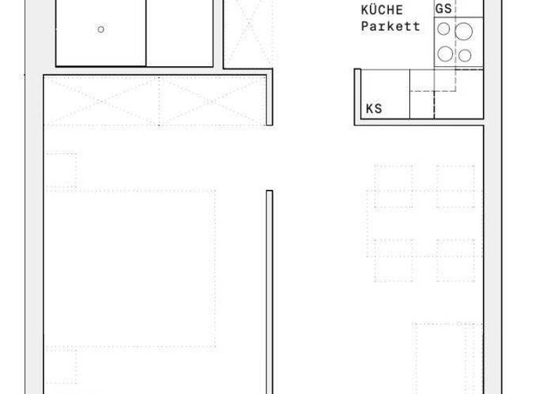 Wohnung zur Miete - Erstbezug 767 € 2 Zimmer 46 m² 11. Geschoss Wien 1220