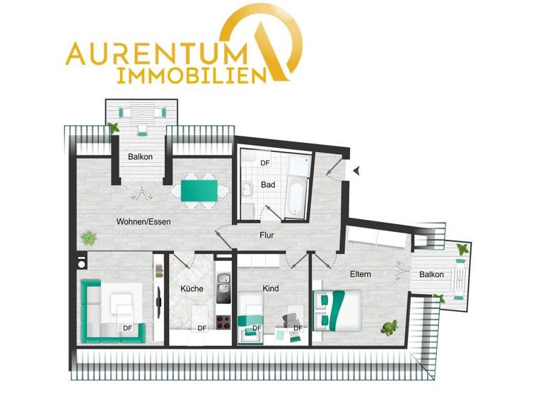 Wohnung zum Kauf 3 Zimmer 86,2 m² 2. Geschoss Bruckbergerau Bruckberg 84079