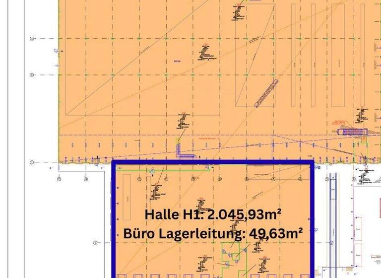 Lagerhalle zur Miete 6,95 € 9.957,5 m² Lagerfläche teilbar ab 1.905,6 m² Wiener Neudorf 2351