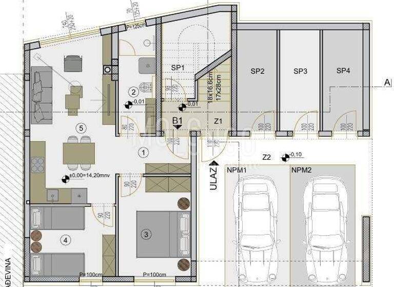 Wohnung zum Kauf 156.200 € 3 Zimmer 52 m² Veli vrh, Pula Veli Vrh - Industrijska zona