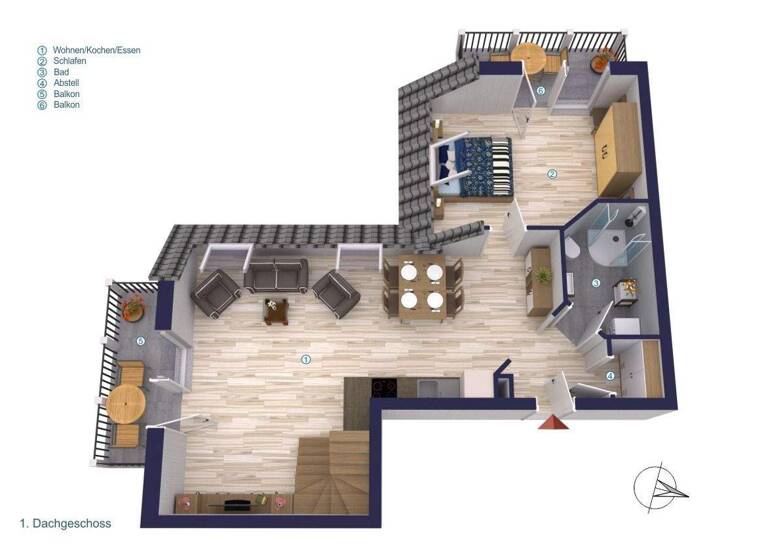 Maisonette zum Kauf 399.000 € 3 Zimmer 87,1 m² 2. Geschoss Nienhagen 18211