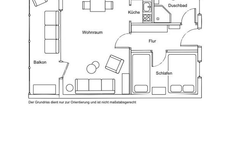 Wohnung zum Kauf 325.000 € 1,5 Zimmer 42,8 m² Sankt Peter-Ording / Bad Sankt Peter 25826
