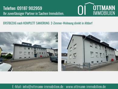 Wohnung zur Miete - Erstbezug 599 € 2 Zimmer 62 m² Dachgeschoss Altdorf Altdorf b. Nürnberg 90518