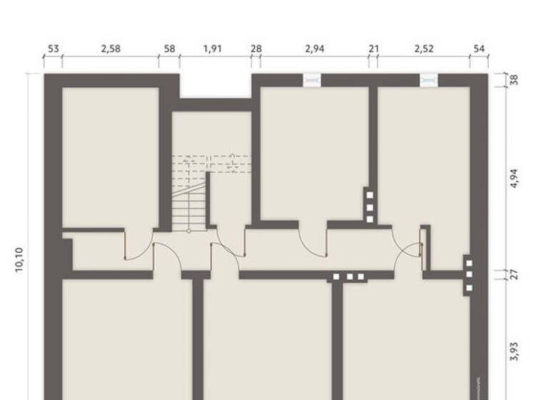 Wohnung zur Miete 310 € 2 Zimmer Wittenberge Wittenberge 19322