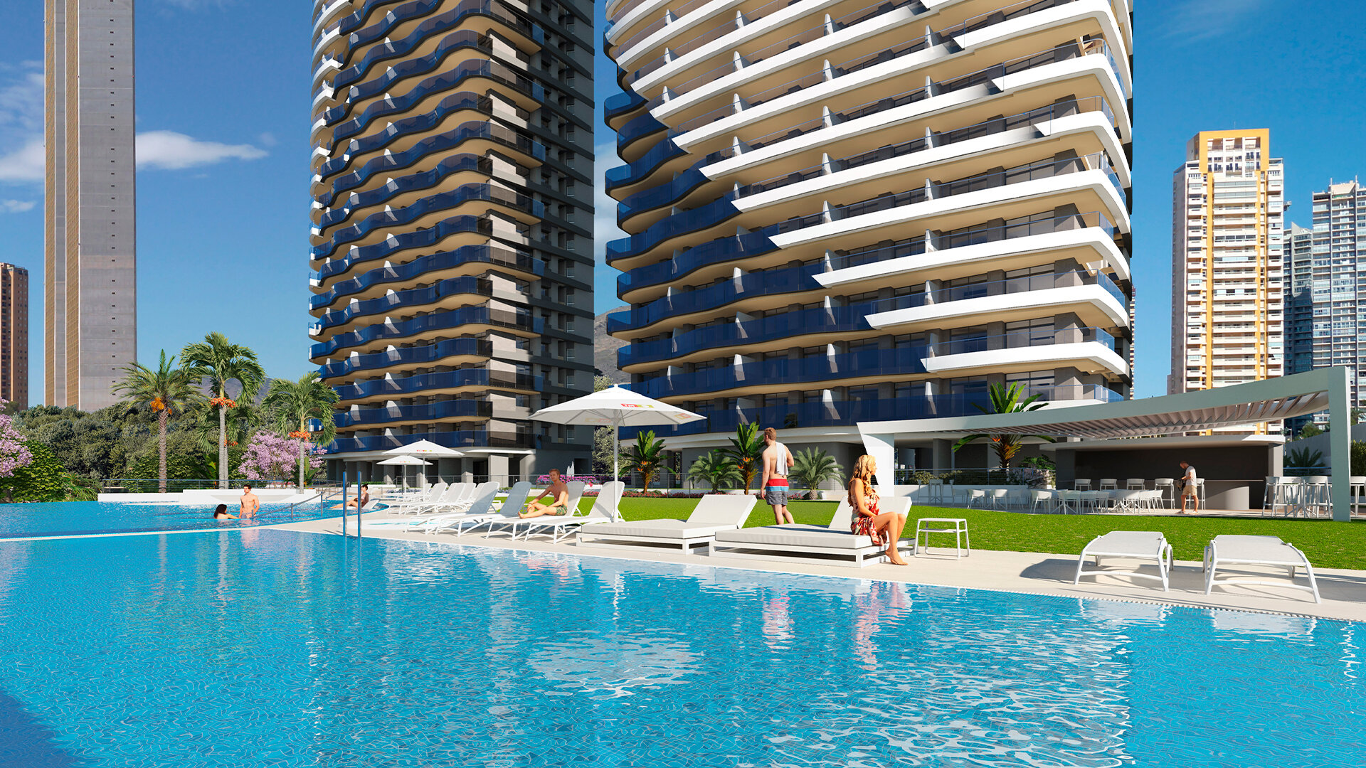 Apartment zum Kauf 619.000 € 2 Zimmer 110 m²<br/>Wohnfläche 5.<br/>Geschoss C. Brasil, 1, 03502 Benidorm, Alicante BENIDORM 03500